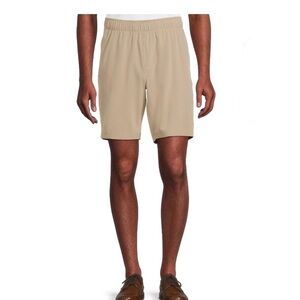 Stretch Pull-On Shorts with elastic waist and pockets